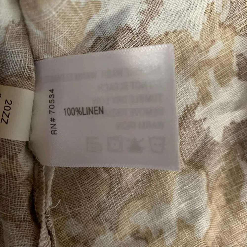 NWT Women’s Orvis Odor Control Outsmart Fresh Linen Medium Brown Camo Blouse - Picture 4 of 13